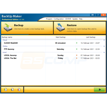 Program BackUp Maker Professional ASComp