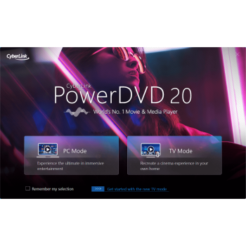 Program PowerDVD 20 Ultra Cyberlink