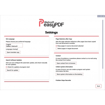 Program EasyPDF Abelssoft