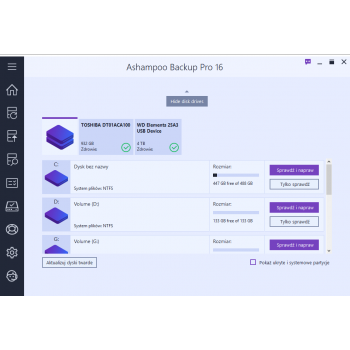 Program Backup Pro 16 Ashampoo