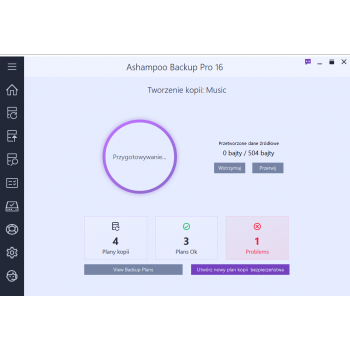 Program Backup Pro 16 Ashampoo