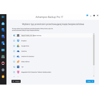 Program Backup Pro 17 Ashampoo