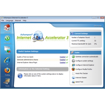 Program Internet Accelerator 3 Ashampoo