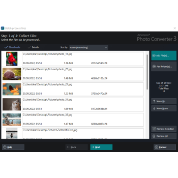 Program Photo Converter 3 Ashampoo
