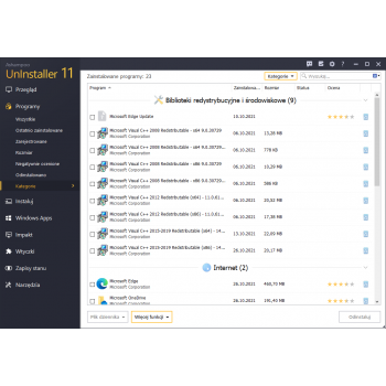 Program UnInstaller 11 Ashampoo