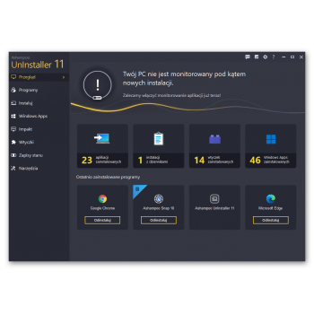 Program UnInstaller 11 Ashampoo