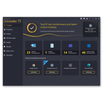 Program UnInstaller 11 Ashampoo