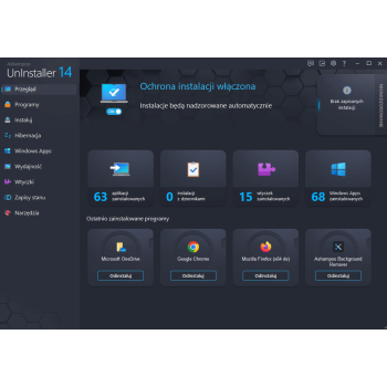 Program UnInstaller 14 Ashampoo