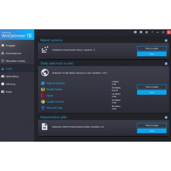 Program WinOptimizer 18 Ashampoo