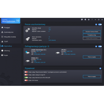 Program WinOptimizer 19 Ashampoo