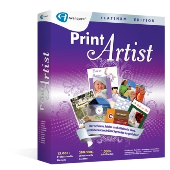 Program Print Artist Platinum Avanquest