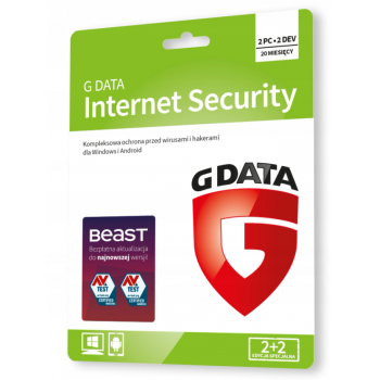 Program Internet Security 2+2 Win/Android G DATA