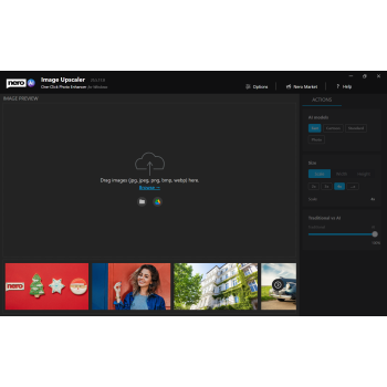 Program AI Image Upscaler Nero