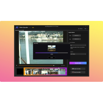 Program AI Video Upscaler Nero