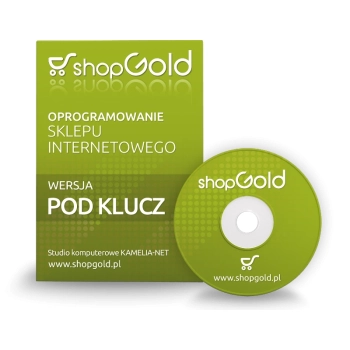 Sklep internetowy na 3 domeny i hosting Shopgold